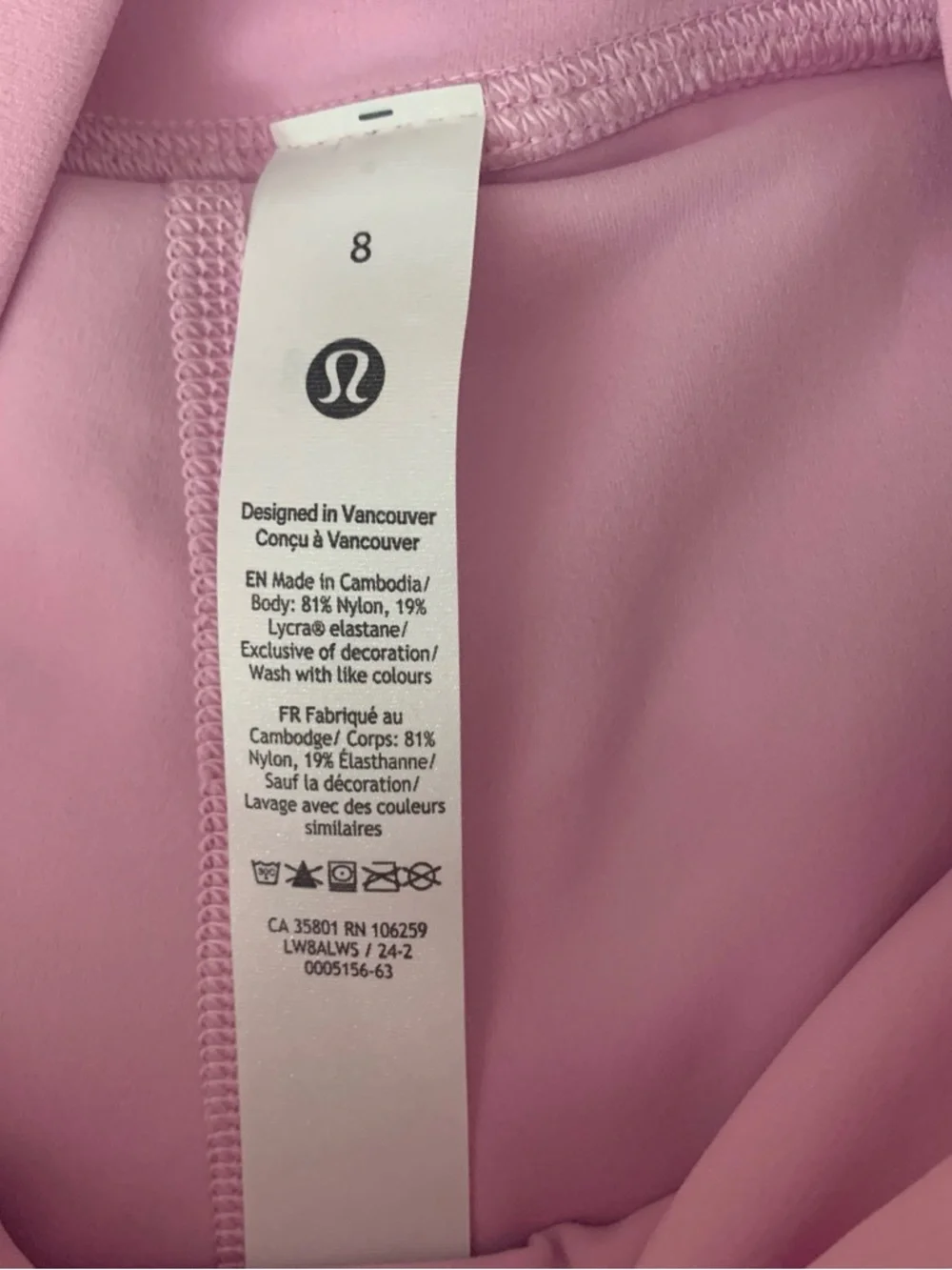 lululemon athletica Pink Women's Skort - 8